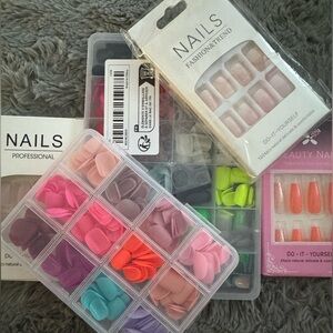 Large Bundle of Fake Nails New In Original Boxes!
